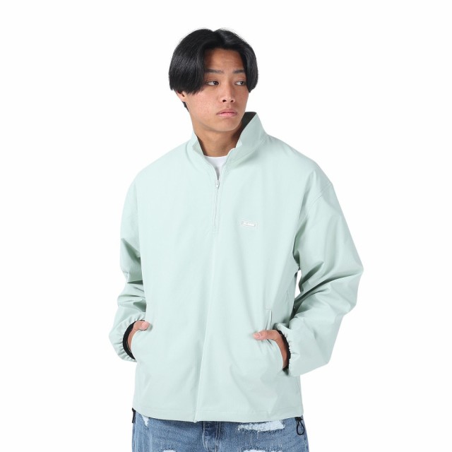 エクストララージ(XLARGE)RIPSTOP ハーフジップアップジャケット 101241021009-LtGREEN(Men…