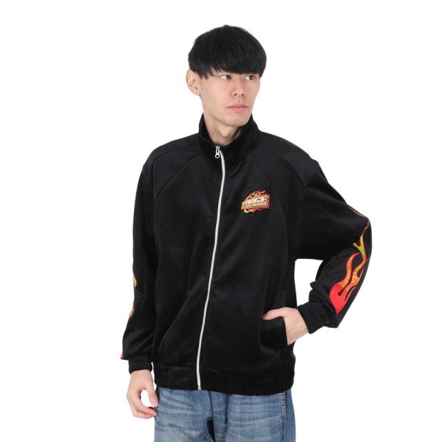 エクストララージ(XLARGE)VELOUR トラックジャケット 101244021006-BLACK(Men’s)
