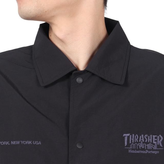 マンハッタンポーテージ(ManhattanPortage)コーチ ジャケット THRASHER 24FW-MP-M589 BL…_5