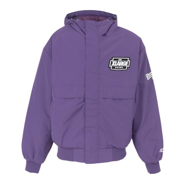 エクストララージ(XLARGE)ナイロン パファー ジャケット 101253021010-PURPLE(Men’s)