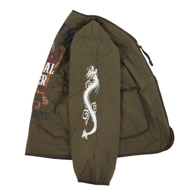 クリフメイヤー(KRIFF MAYER)スーベニア刺繍キルトジャケット 2415104:68:OLIVE(Men’s)