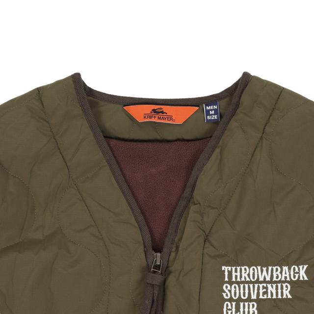 クリフメイヤー(KRIFF MAYER)スーベニア刺繍キルトジャケット 2415104:68:OLIVE(Men’s)