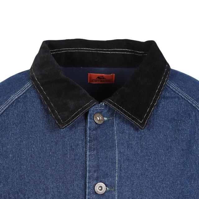 クリフメイヤー(KRIFF MAYER)裏フリースカバーオールジャケット 2515107:72:D/BLUE(Men’s、La…