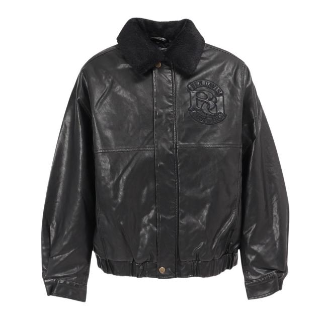 ベンデイビス(BEN DAVIS)エリボア フェイクレザージャケット 25780011-BLK(Men’s)