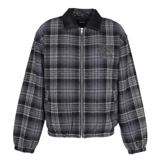エクストララージ(XLARGE)OLD ENGLISH FLANNEL ジャケット 101254021005-BLACK(Me…