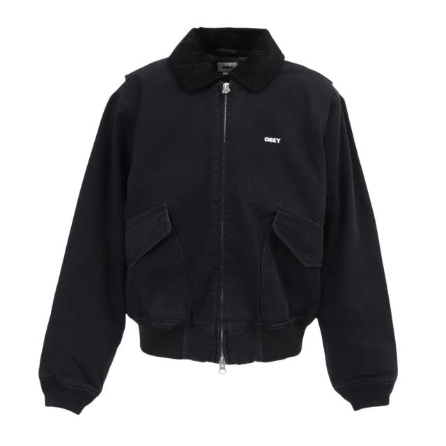 オベイ(OBEY)フェードウォッシュ CWU ジャケット 121800602BLKO25F(Men’s)