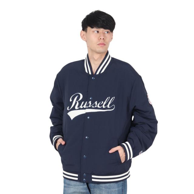 ラッセル(RUSSELL)ナイロン スタジアム ジャケット RBM24F0009 NVY(Men’s)