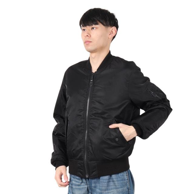 アヴィレックス(AVIREX)MA-1 コマーシャル ロゴ ジャンパー 783-2952013 BLACK(Men’s)