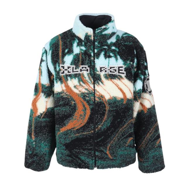 エクストララージ(XLARGE)リバーシブル ナイロンジャケット 101254021008-BLACK(Men’s)