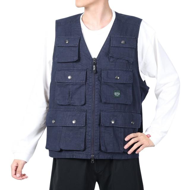 マナスタッシュ(MANASTASH)ヘンプポップベスト 792-4157003 NAVY(Men’s)