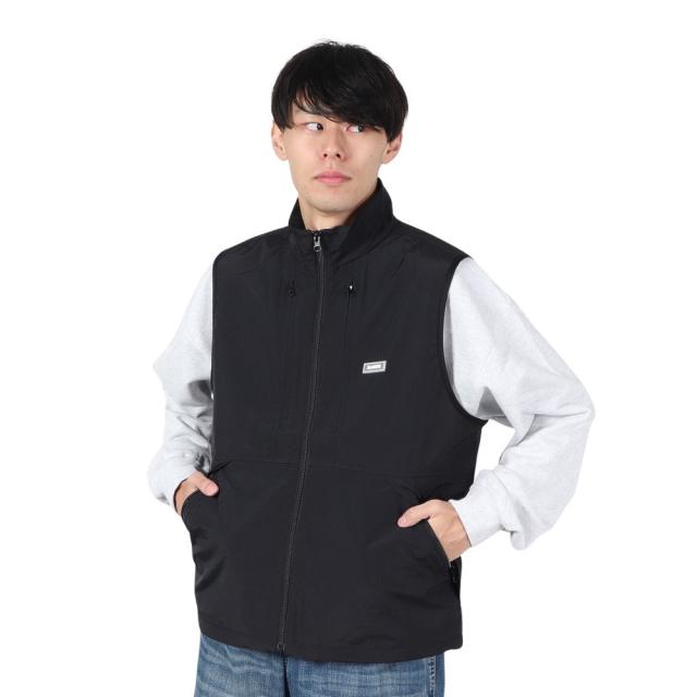 エクストララージ(XLARGE)UTILITY ナイロンベスト 101243021001-BLACK(Men’s)