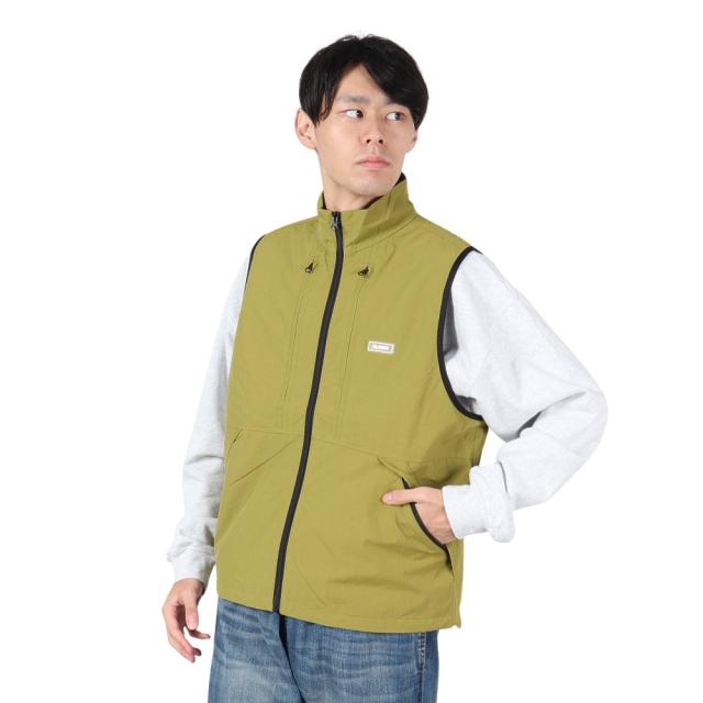 エクストララージ(XLARGE)UTILITY ナイロンベスト 101243021001-GREEN(Men’s)