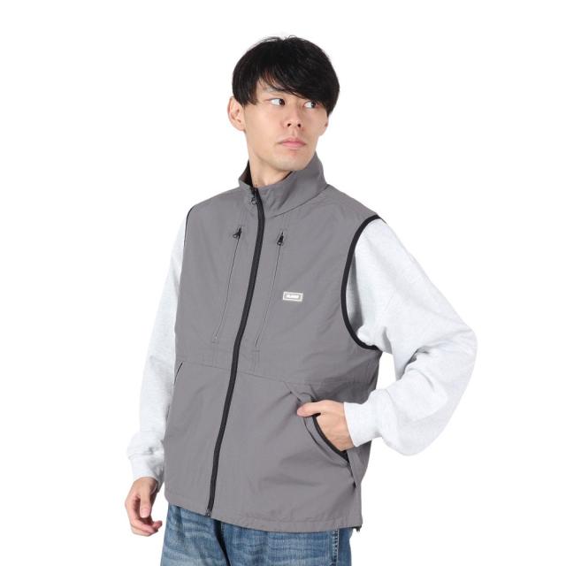 エクストララージ(XLARGE)UTILITY ナイロンベスト 101243021001-GREY(Men’s)