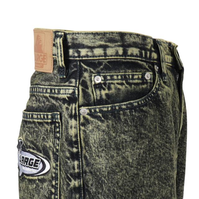 エクストララージ(XLARGE)オーバーダイ デニムパンツ 101243031011-OLIVE(Men’s) エクストララージ(XLARGE)オーバーダイ デニムパンツ 101243031011