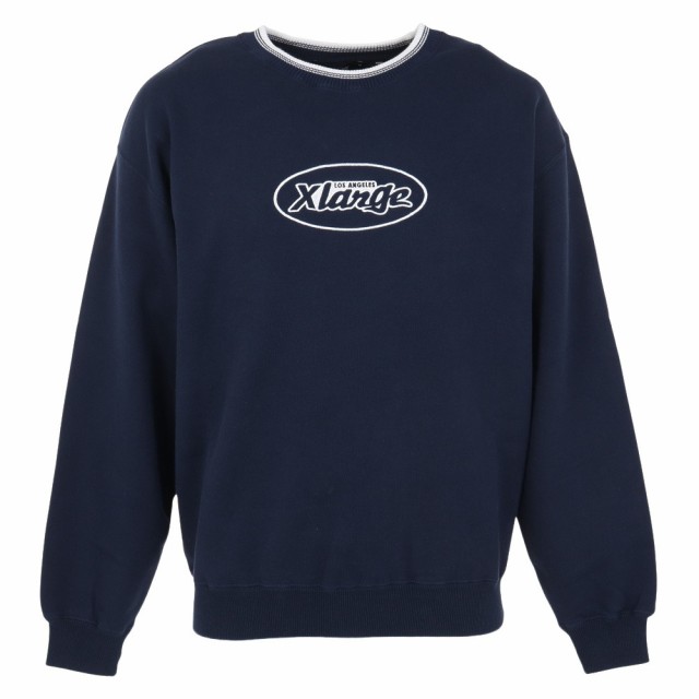 エクストララージ(XLARGE)スウェットシャツ メンズ レトロ クルーネック 101233012003-NAVY(Men’s)