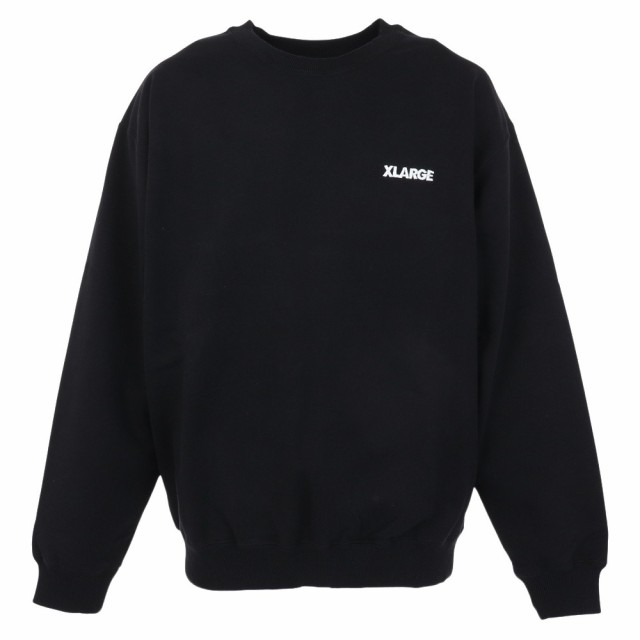 エクストララージ(XLARGE)スウェット メンズ スタンダード ロゴ クルーネック 101233012006-BLACK(M…