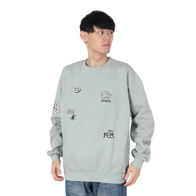 ベンデイビス(BEN DAVIS)ランダムロゴ トレーナー 24780065-MINT(Men’s)