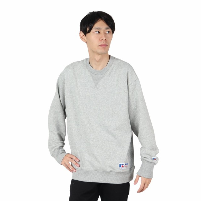 ラッセル(RUSSELL)ProCotton CN スウェットシャツ ワイド RBM24F0006 MGRY(Men’s)