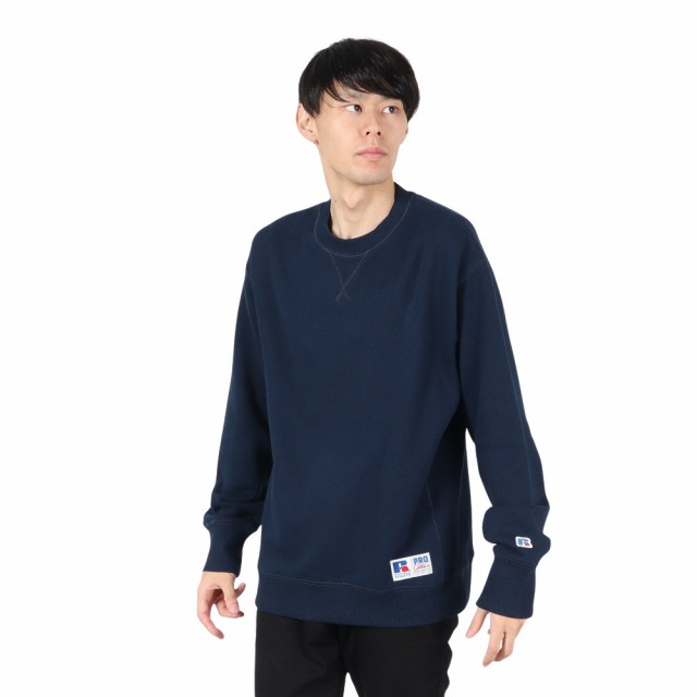 ラッセル(RUSSELL)ProCotton CN スウェットシャツ ワイド RBM24F0006 NVY(Men’s)