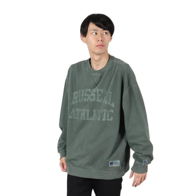 ラッセル(RUSSELL)コットン 裏毛 ヴィンテ-ジ スウェットシャツ RBM24F0012 GRN(Men’s)の通販は 6,589円