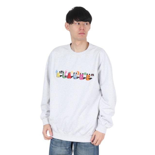 エクストララージ(XLARGE)ODD MOTIFS クルーネック スウェットシャツ 101244012002-ASH(Men…