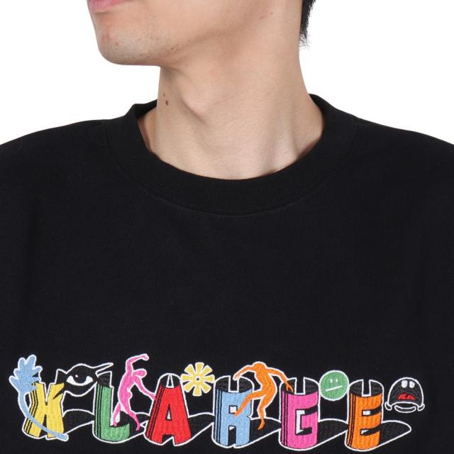 エクストララージ(XLARGE)ODD MOTIFS クルーネック スウェットシャツ 101244012002-BLACK(M…_5
