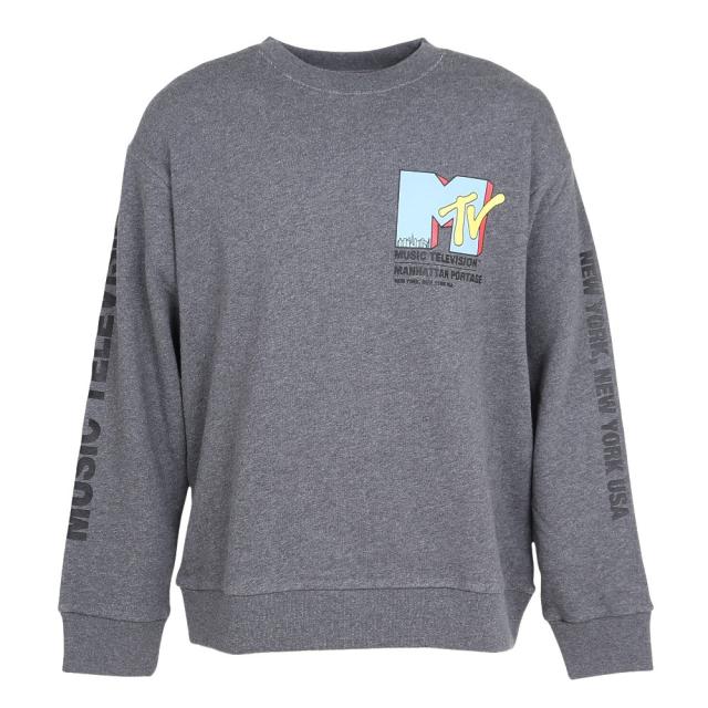 マンハッタンポーテージ(ManhattanPortage)プリントトレーナー スウェット MTV 25SS-MP-M620 C…