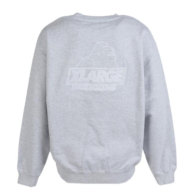 エクストララージ(XLARGE)SLANTED OG クルーネック スウェットシャツ 101254012013-ASH(Men…_2