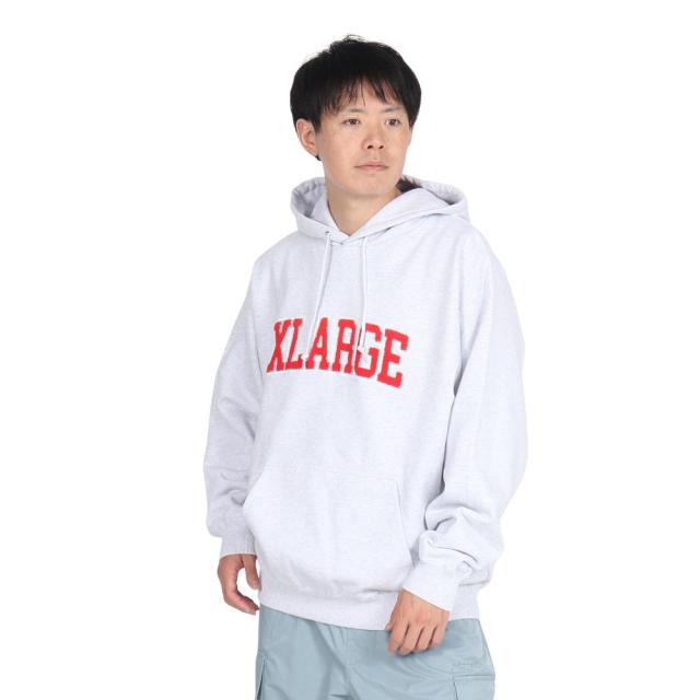 エクストララージ(XLARGE)ARCH ロゴ フーディー スウェットシャツ 101243012011-ASH(Men’s) 10,989円