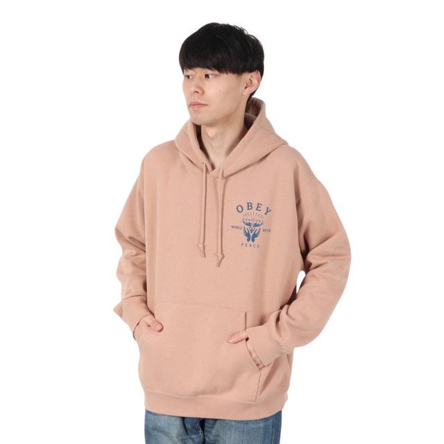 オベイ(OBEY)LOTUS WITH HANDS パーカー 112843974WTU(Men’s)