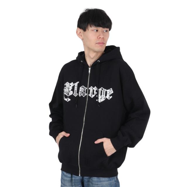 エクストララージ(XLARGE)PATCHED ロゴ ジップアップ フーディー スウェットシャツ 101244012001-B…