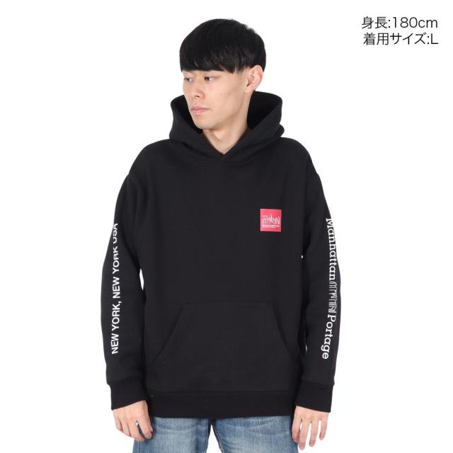 マンハッタンポーテージ(ManhattanPortage)スウェット パーカー MP-M437 BLACK(Men’s)_1