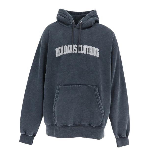 ベンデイビス(BEN DAVIS)アーチロゴ プルパーカー 25780044-BLK(Men’s)