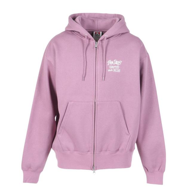 ベンデイビス(BEN DAVIS)バックプリントジップパーカー 25780051-PNK(Men’s)