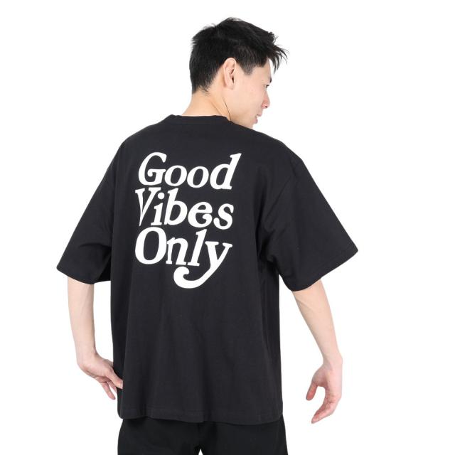 リーフ(REEF)半袖Tシャツ メンズ GOOD VIBES ONLY RFTEM2304-BLK