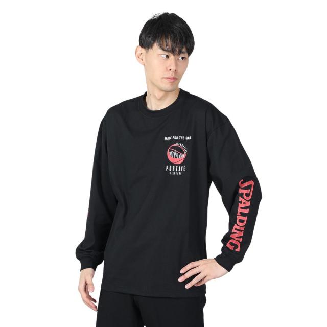 マンハッタンポーテージ(ManhattanPortage)長袖プリントTシャツ スポルティング 24SS-MP-M575 BL…の通販は 5,105円