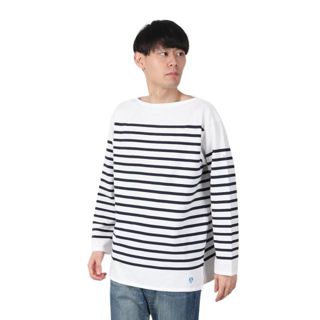 【ポイント5％！】オーシバル(ORCIVAL)Rachel Basque 長袖シャツ 6101 WHITExPIRATE(Men’s)