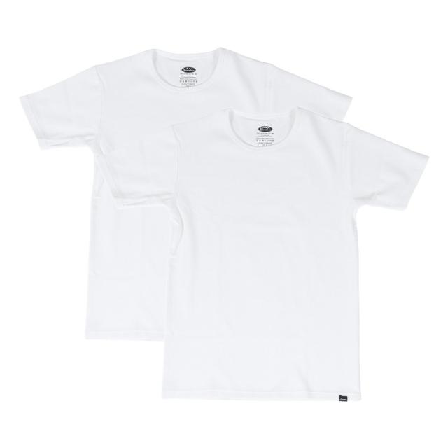 マナスタッシュ(MANASTASH)リブ 半袖Tシャツ 2枚組 792-5934001 WHITE(Men’s)