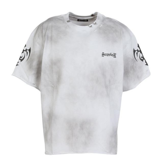 サプライヤー(SUPPLIER)Distressed Pierced Tシャツ V2 2611-08113-01601(Men…