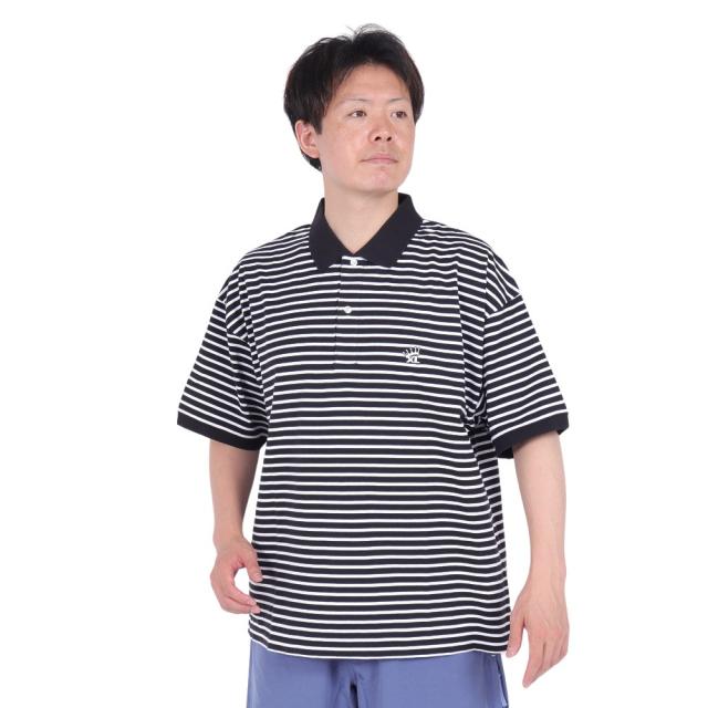 エクストララージ(XLARGE)CROWN STRIPED ポロシャツ 101242013001-BLACK(Men’s)の通販は 6,589円