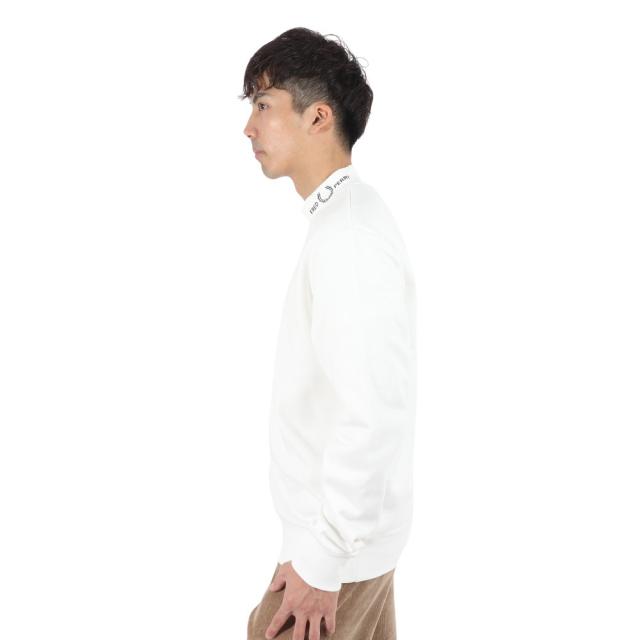 フレッドペリー(FRED PERRY)Branded Collar スウェットシャツ M5548-129 23AW(Men’s) フレッドペリー(FRED PERRY)Branded Collar スウェットシャツ M5548