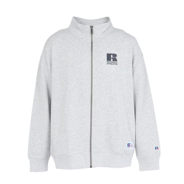 ラッセル(RUSSELL)C100 ロゴフルジップ スウェットシャツ RBM25F0014 MGRY(Men’s)