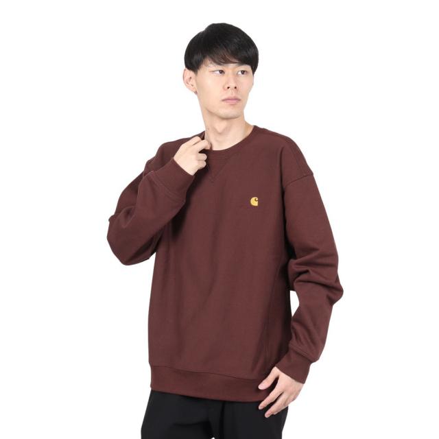 カーハート(CARHARTT)アメリカンスクリプトスウェットシャツ I0254750W4XX22FW(Men’s)
