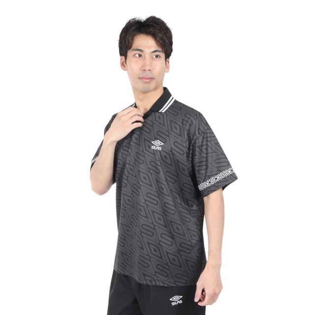 サイラス(SILAS)SILAS×UMBRO ゲームシャツ 110241014003-BLACK(Men’s)