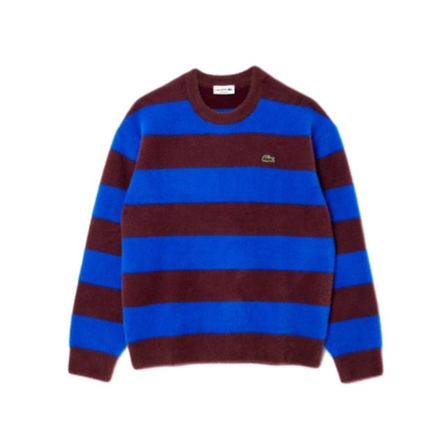 【ポイント10％！】ラコステ(LACOSTE)ボーダーシャギーニットセーター AH2915-10IB7(Men’s)