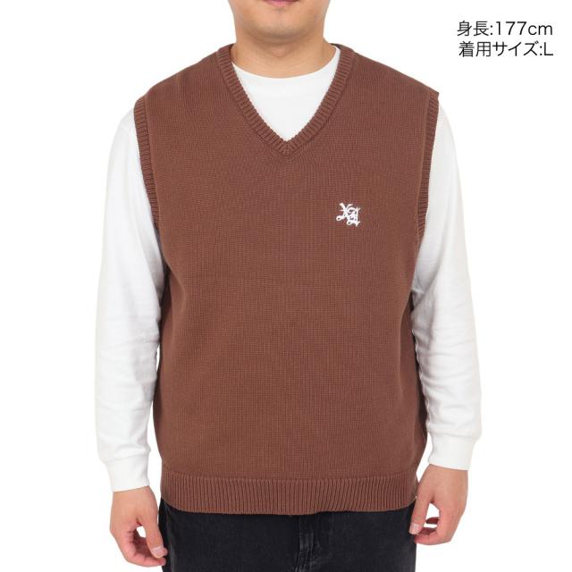 xlargeのベスト XLARGE エクストララージ（XLARGE）（メンズ）CABLE KNIT ベスト