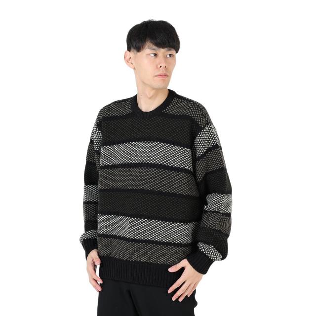 オベイ(OBEY)ベンジャミン クルーネック セーター 151000087BKM(Men’s)