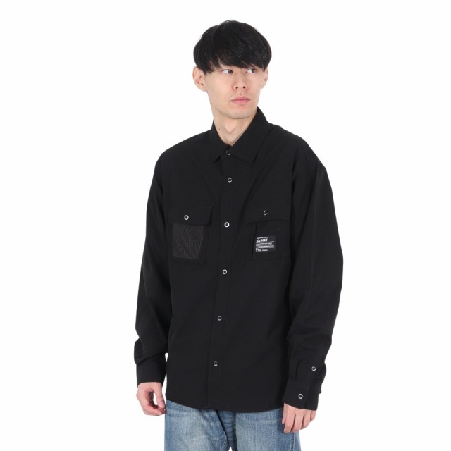 【ポイント10%! 1/23 21:00〜22:59限定】リーフ(REEF)バハ ロングスリーブシャツ RFWSM2430-BLK(Men’s)