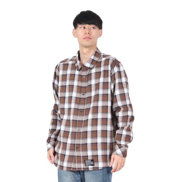 リーフ(REEF)フランネル ロングスリーブシャツ RFWSM2432-BRW(Men’s)の通販は 5,667円