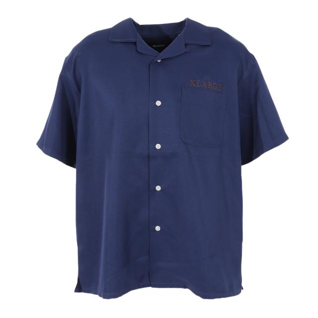 エクストララージ(XLARGE)半袖シャツ メンズ ボーリングクラブ 101232014002-BLUE(Men’s)の通販は